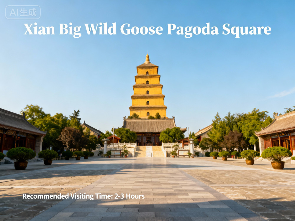 Big Wild Goose Pagoda Square