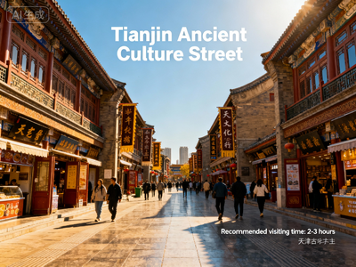 Ancient Culture Street Morning Visit