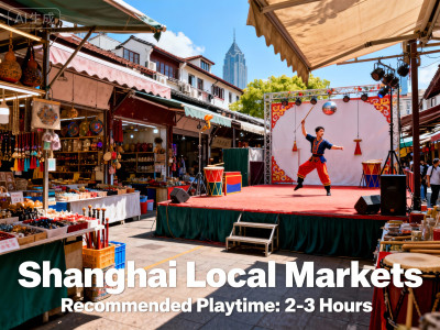 Shanghai Local Markets and Acrobatics Shows