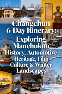 Changchun 6-Day Itinerary Exploring Manchukuo History, Automotive Heritage, Film Culture & Winter Landscapes