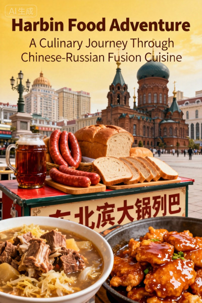 Harbin Food Adventure  A Culinary Journey Through Chinese-Russian Fusion Cuisine