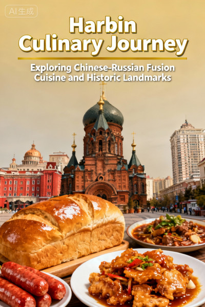 Harbin Culinary Journey  Exploring Chinese-Russian Fusion Cuisine and Historic Landmarks