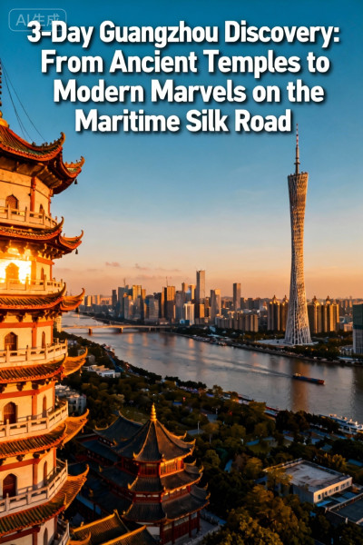 3-Day Guangzhou Discovery From Ancient Temples to Modern Marvels on the Maritime Silk Road