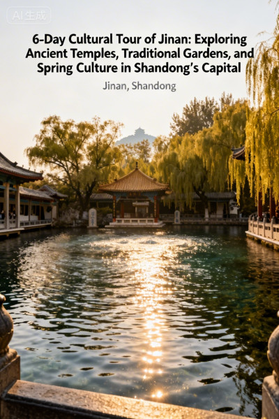 6-Day Cultural Tour of Jinan Exploring Ancient Temples, Traditional Gardens, and Spring Culture in Shandong's Capital